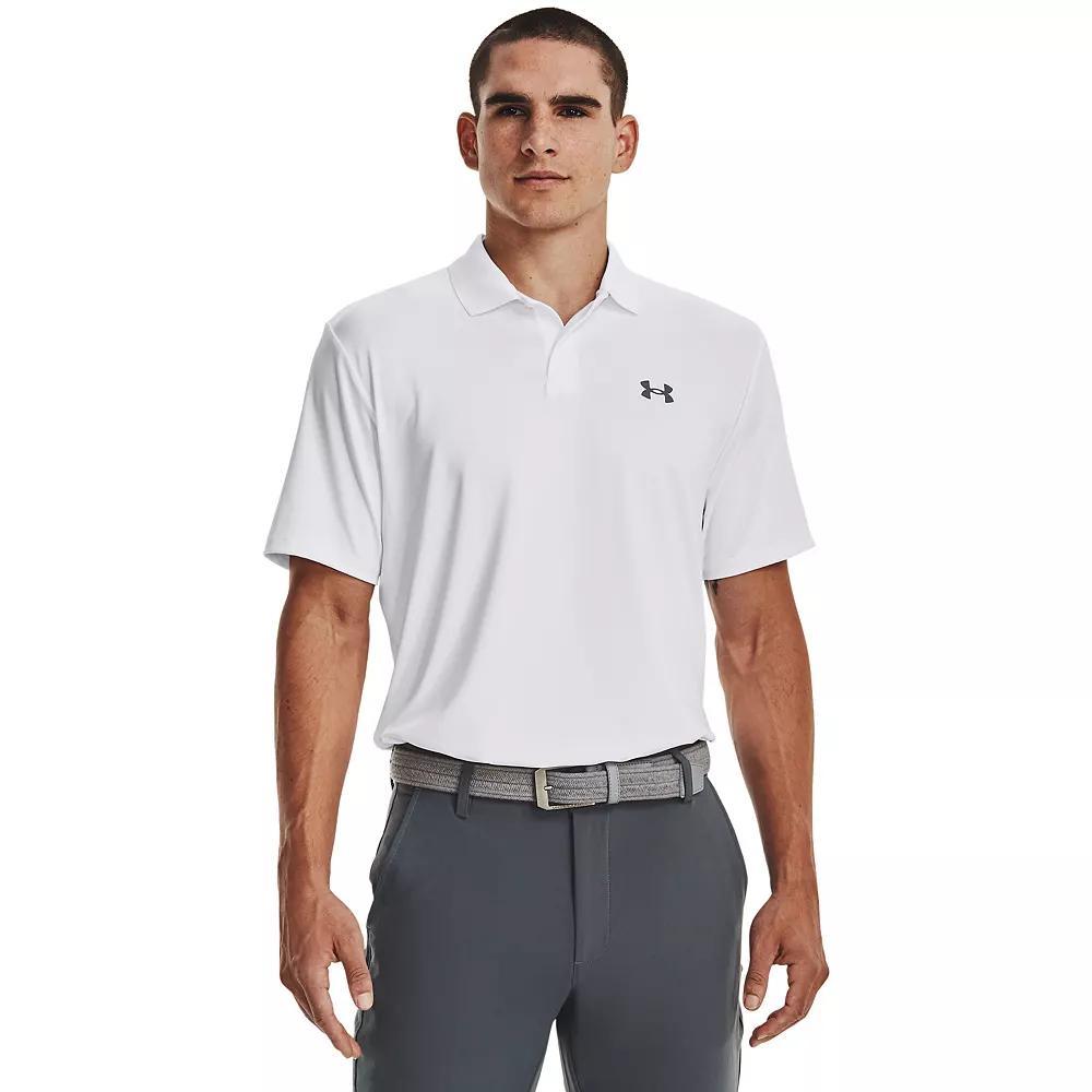 Men's Under Armour Performance 3.0 Polo, Size: Medium, White Product Image
