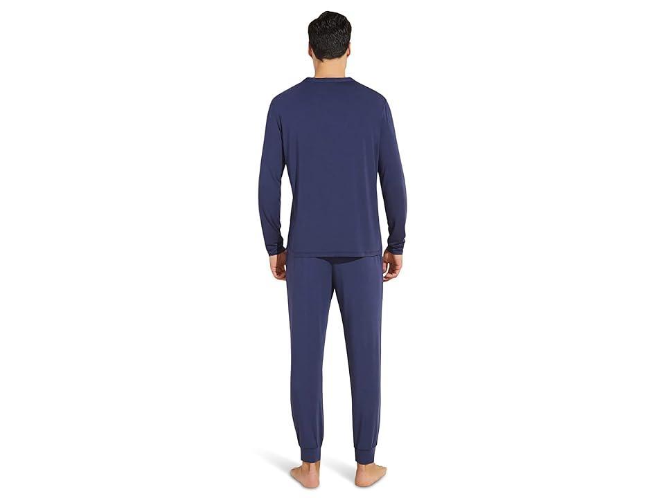 Mens Henry Long-Sleeve Pajama Set Product Image