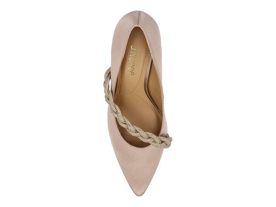 J. Renee Nyomee Satin Embellished Braid Dress Pumps Product Image