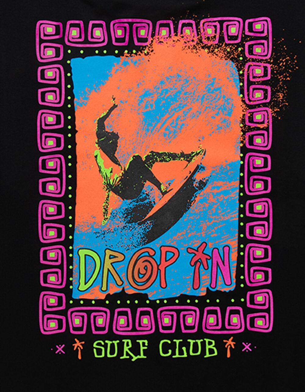 DROP IN SURF CLUB Lay Back Mens Tee - BLACK Product Image