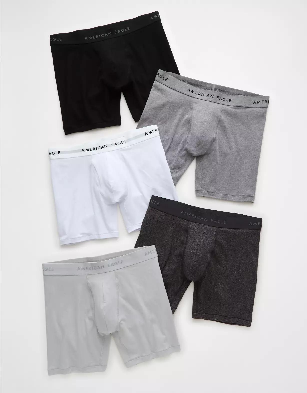 AEO Men's 6" Classic Boxer Brief 5-Pack Product Image