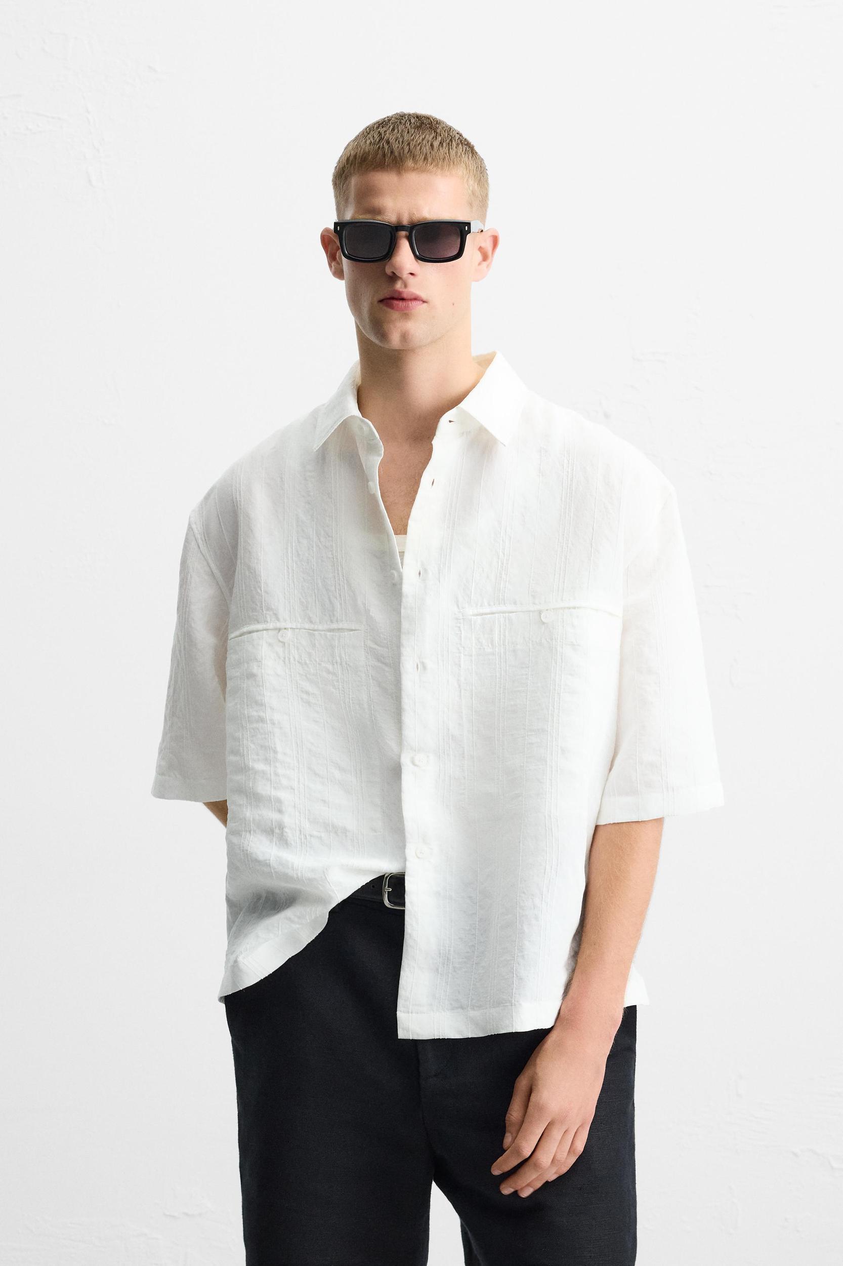 STRIPED JACQUARD SHIRT Product Image