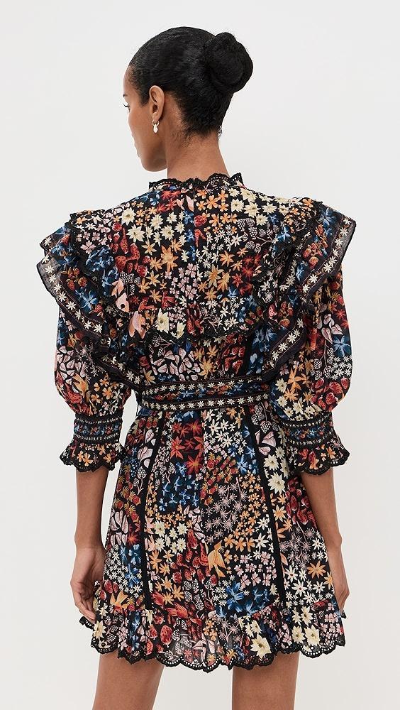 FARM Rio Jujus Garden Black Mini Dress | Shopbop Product Image