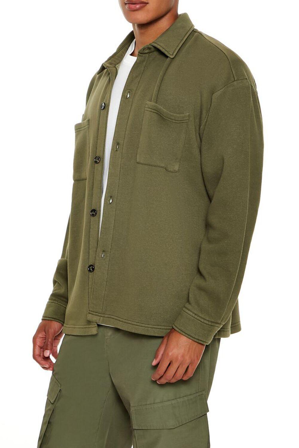 Washed Button-Front Pocket Shirt | Forever 21 Product Image