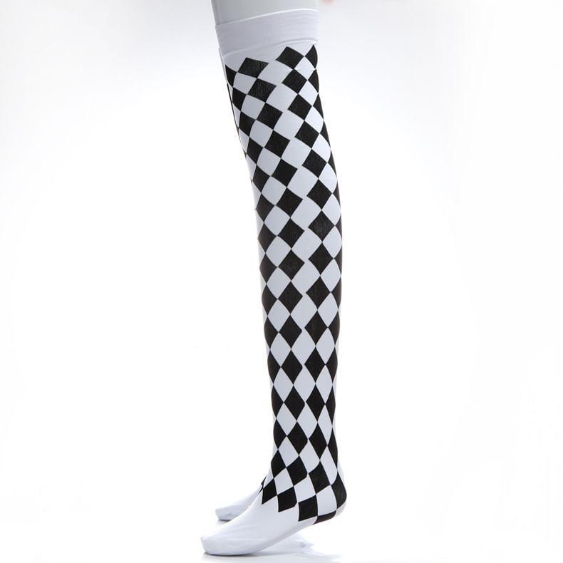 Patterned Over-the-Knee Socks Product Image