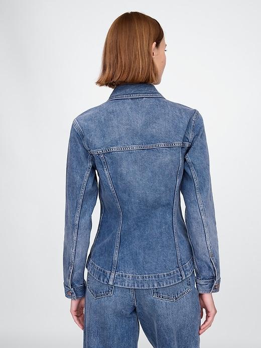 Longline Denim Jacket Product Image
