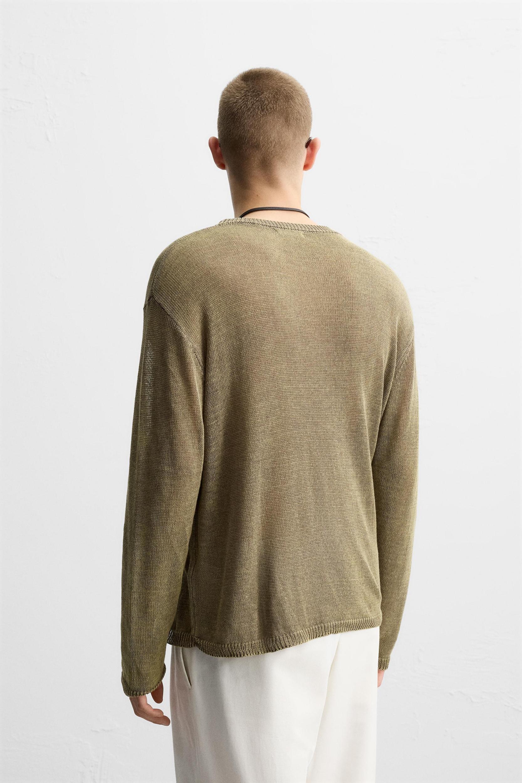 SEMI-SHEER RELAXED FIT SWEATER Product Image