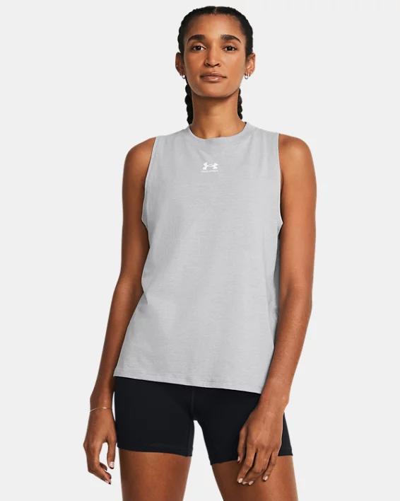Womens Under Armour Rival Muscle Tank Top Product Image