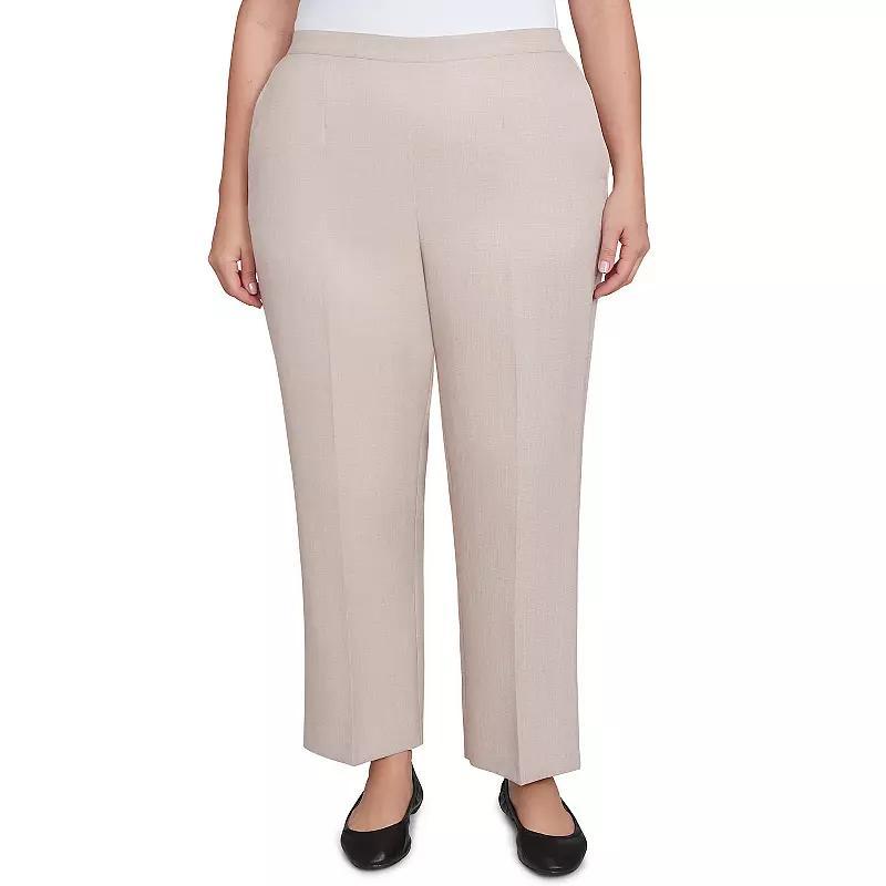 Plus Size Alfred Dunner Relaxed Linen Short Length Pants, Women's, Size: 20 W Product Image