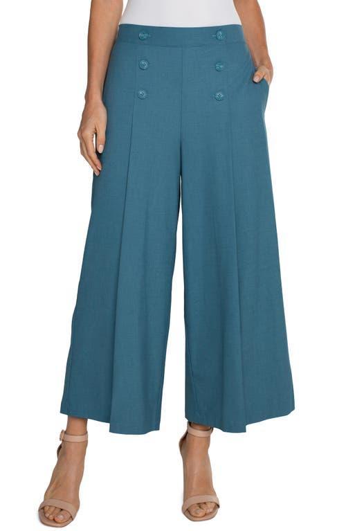 Liverpool Los Angeles Cropped Wide Leg Sailor Pants Product Image
