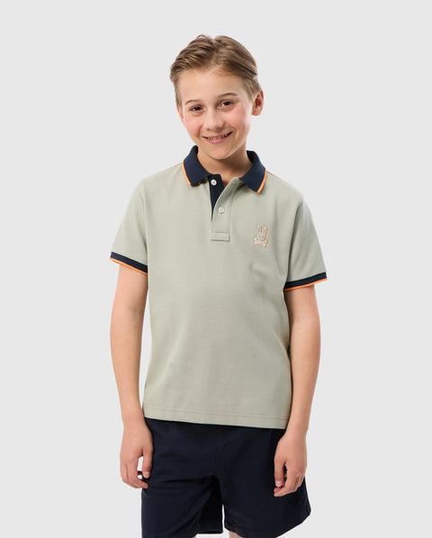 KIDS RIVIERA PIQUE POLO SHIRT - B0K640C200 Product Image