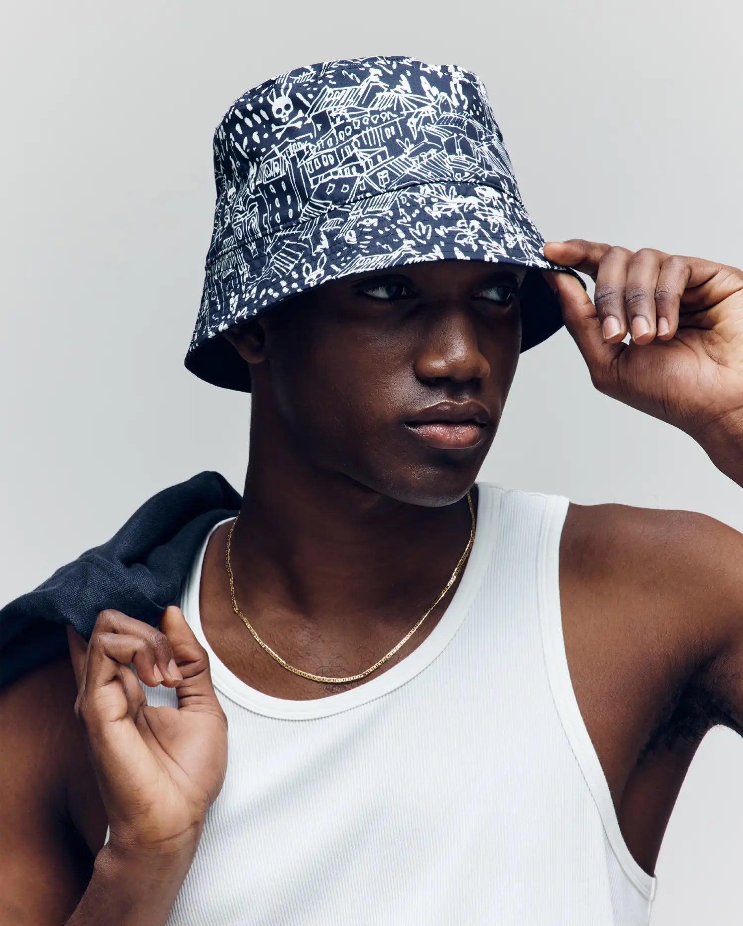 MENS NAXOS REVERSIBLE BUCKET HAT - MO1500006 Product Image