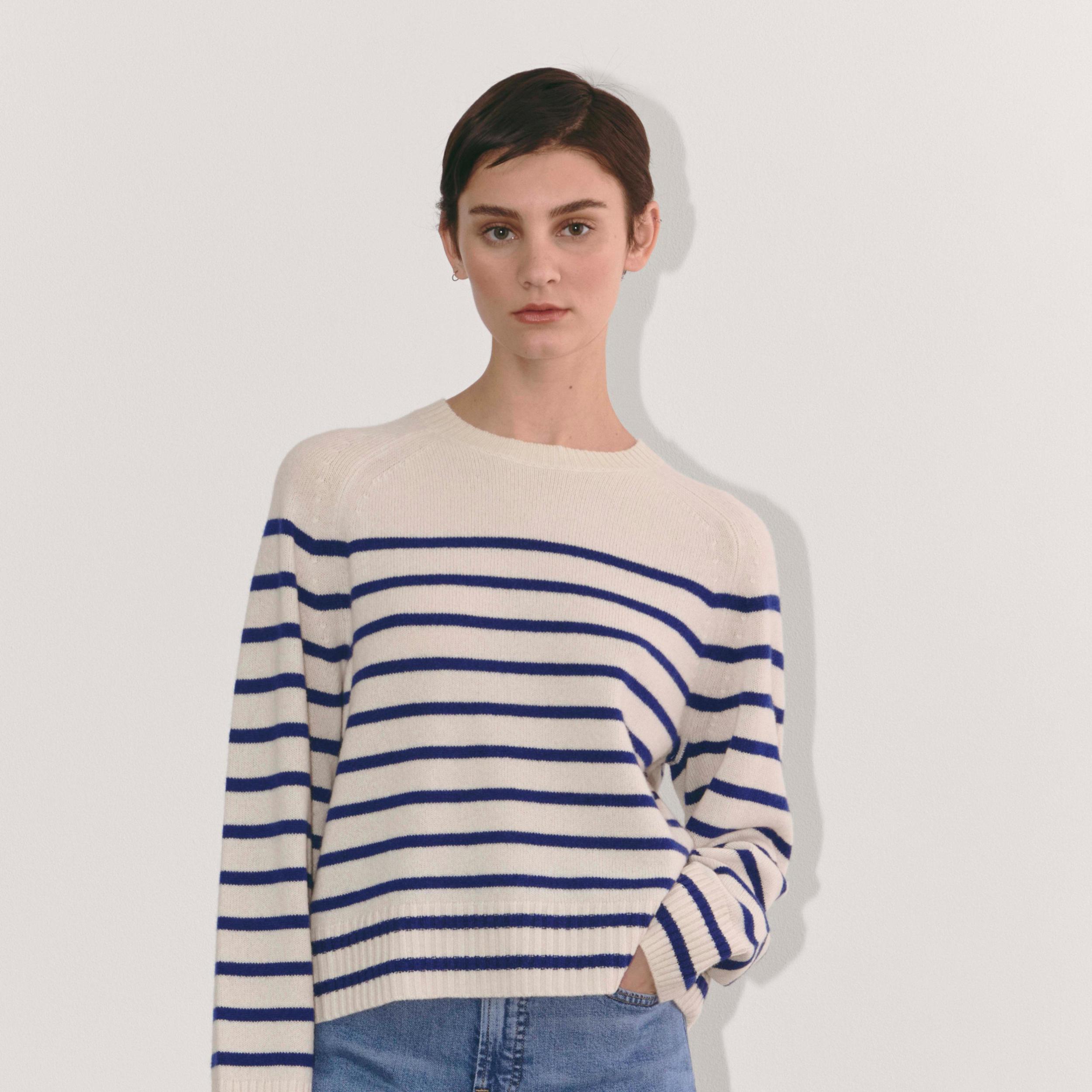 The Boxy Crew in Cashmere Product Image
