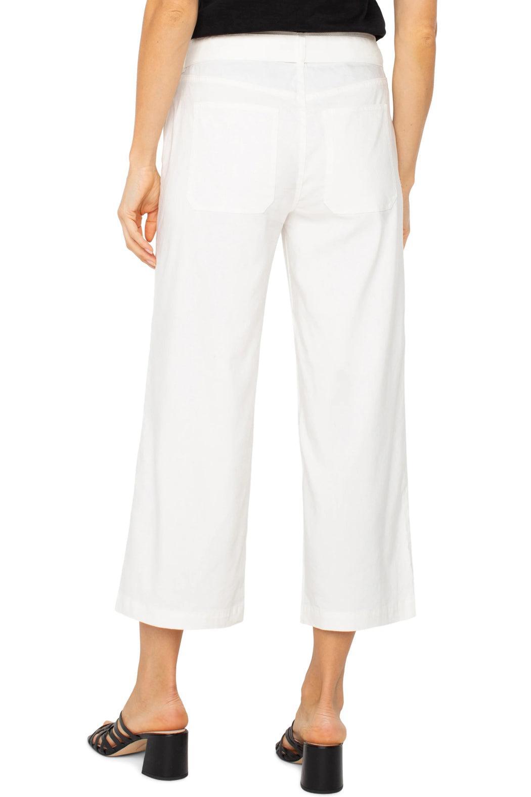 Briana Belted Wide Leg Crop Product Image