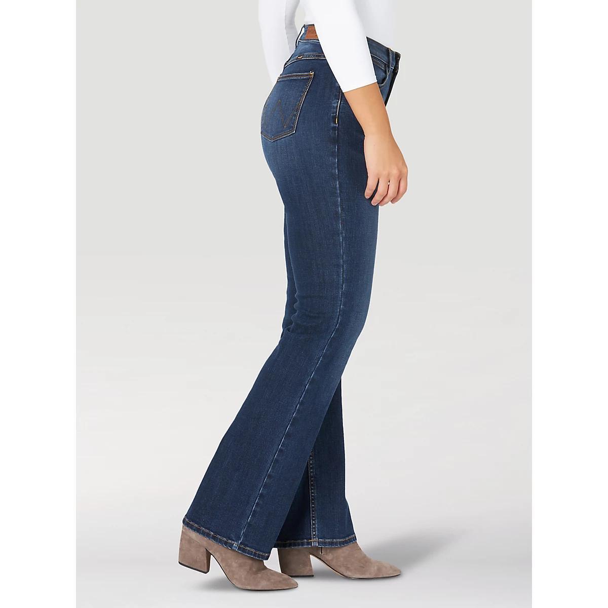 Women's Wrangler® High Rise True Straight Leg Jean in Stockton Product Image