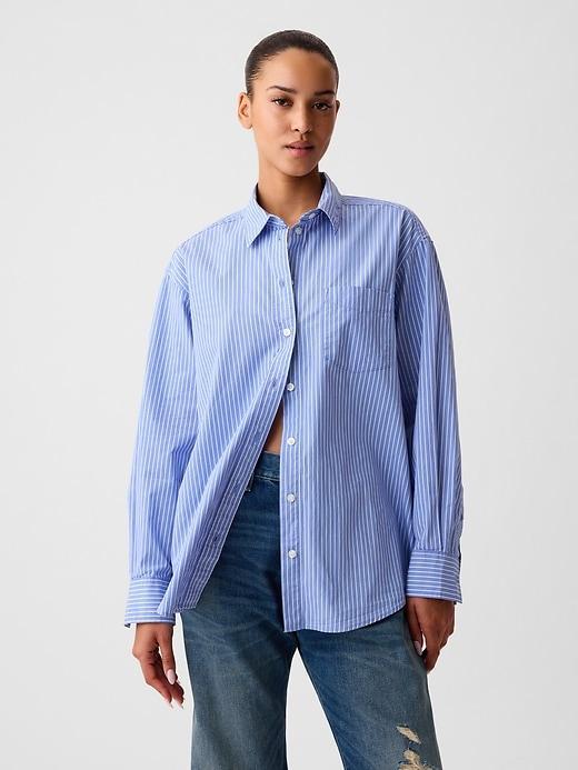 Organic Cotton Poplin Big Shirt Product Image