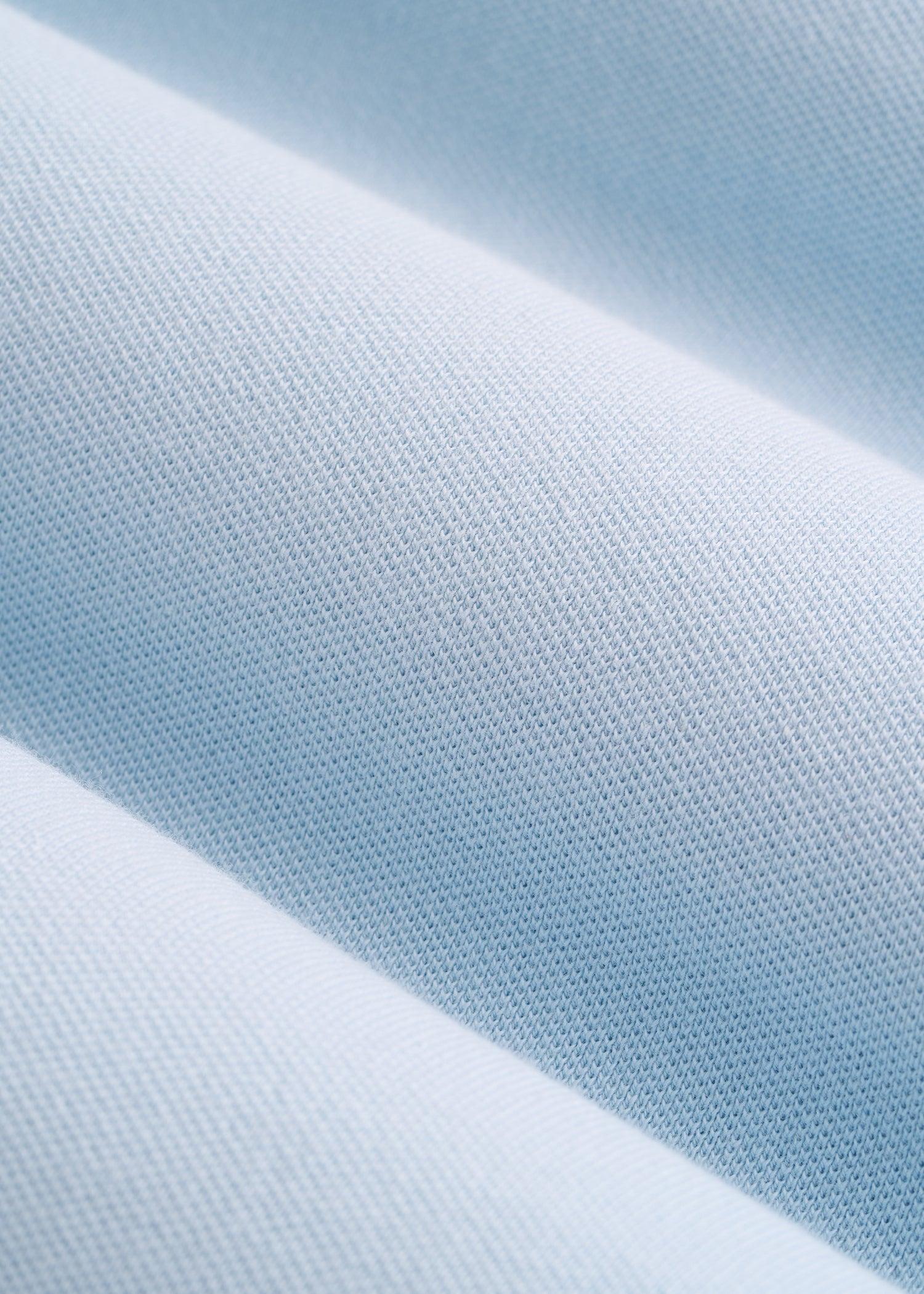 Men's Tall Classic Polo with Embroidered Logo in Ice Blue Product Image