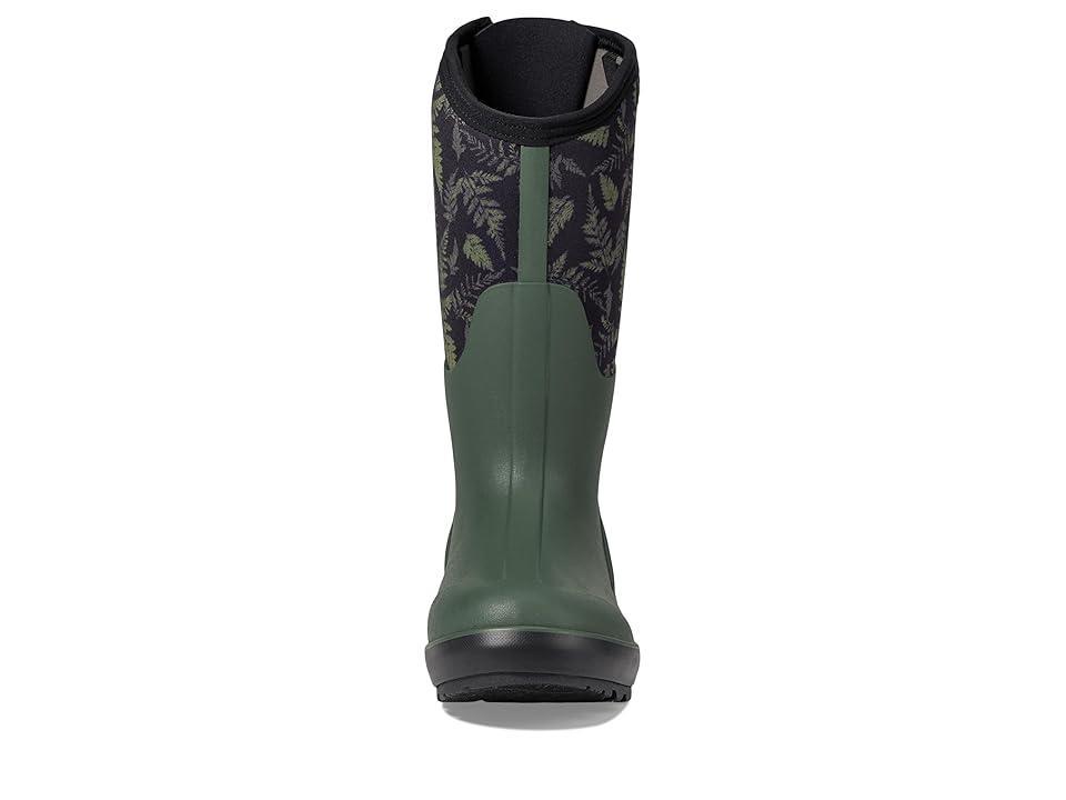 Bogs Classic II Tall Adjustable Calf - Ferns Multi) Women's Rain Boots Product Image