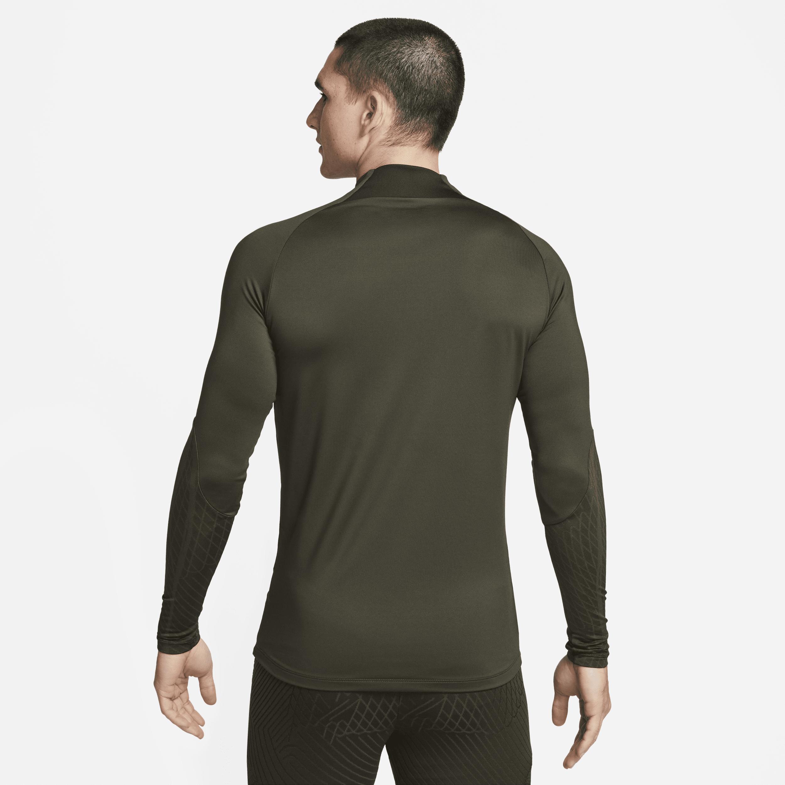 Men's Nike Olive Barcelona 2023/24 Strike Drill Performance Raglan Quarter-Zip Long Sleeve Top, Size: 2XL, Bar Team Product Image
