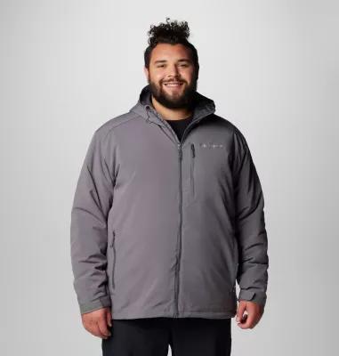 Big & Tall Columbia Gate Racer™ II Midweight Hooded Soft Shell Jacket, Men's, Size: 4XB, Black Product Image