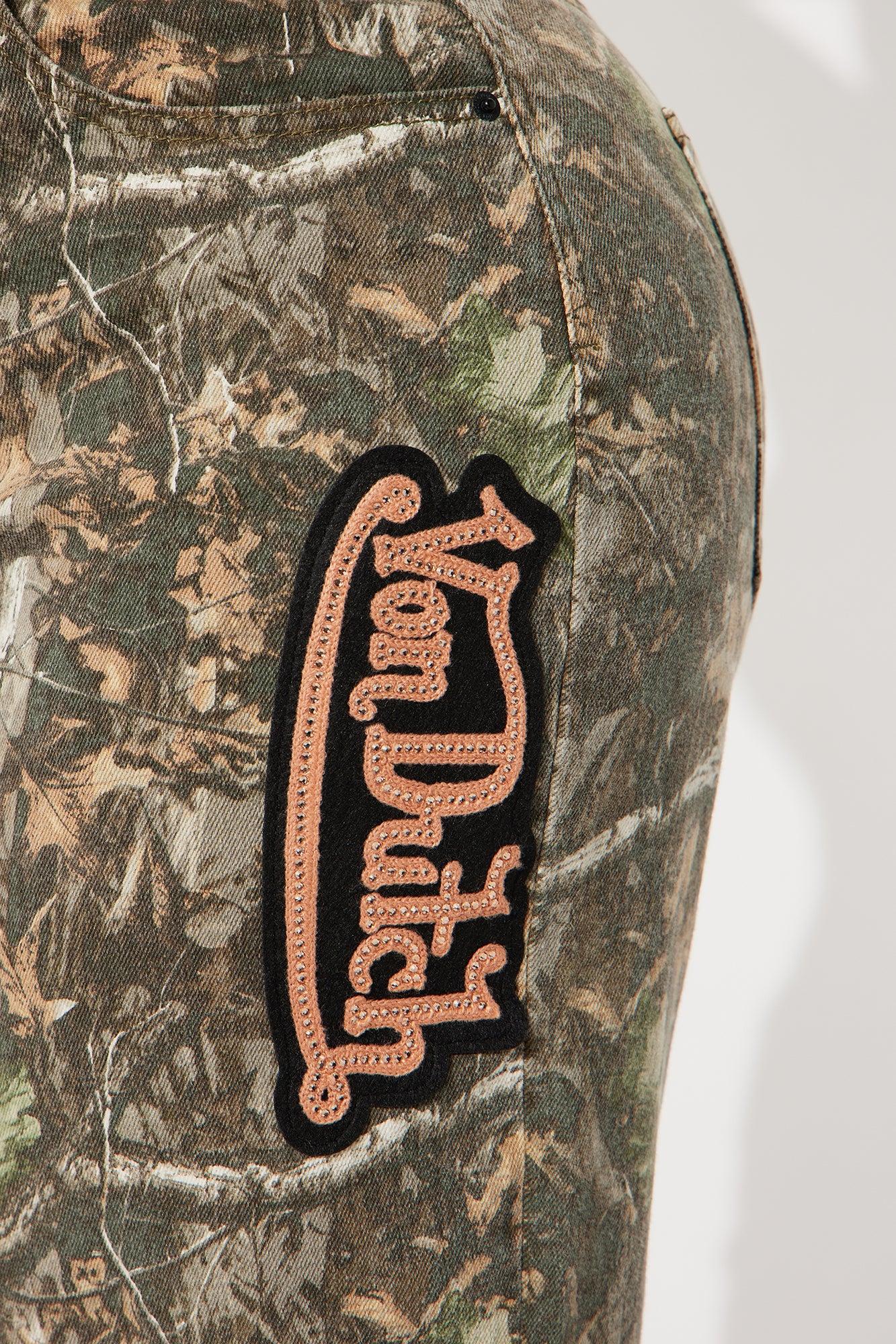 Von Dutch Camo Straight Leg Jeans - Camouflage Product Image