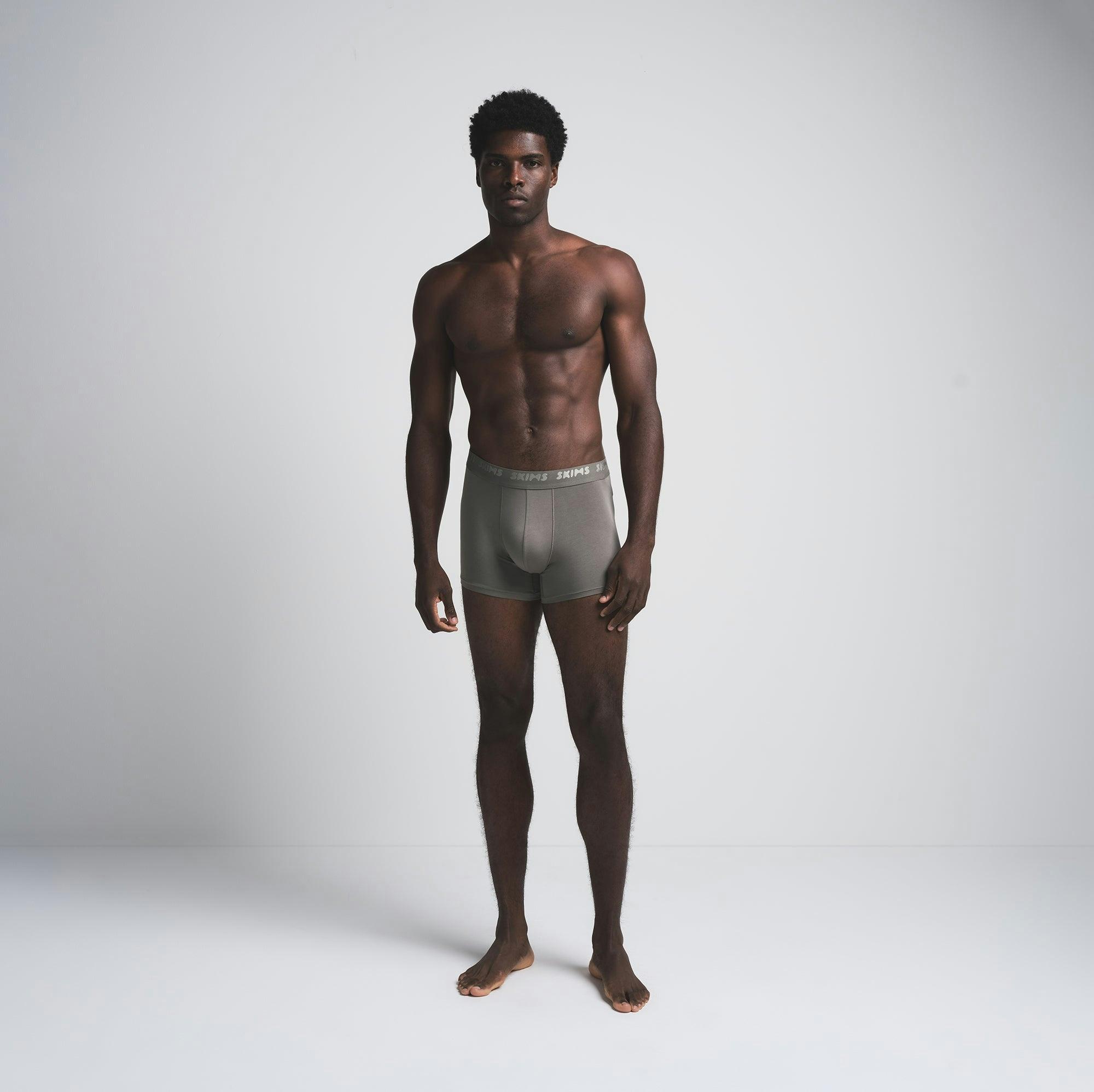 SKIMS STRETCH MENS 3" BOXER BRIEF 3-PACK | BRICK MULTI Product Image