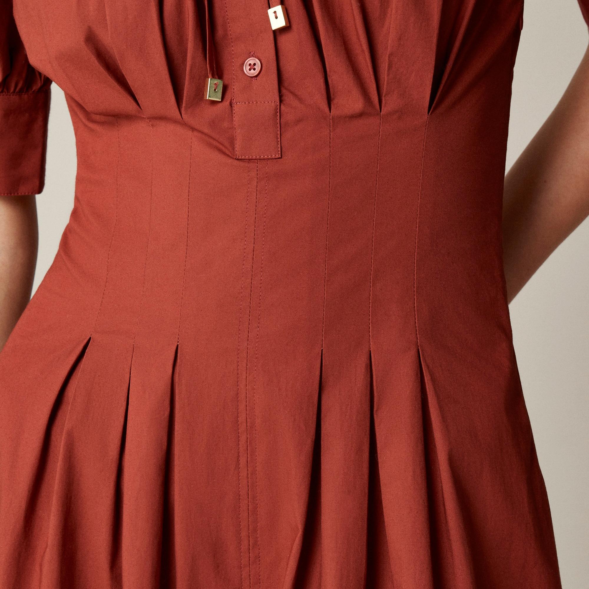 Petite cinched-waist shirtdress Product Image