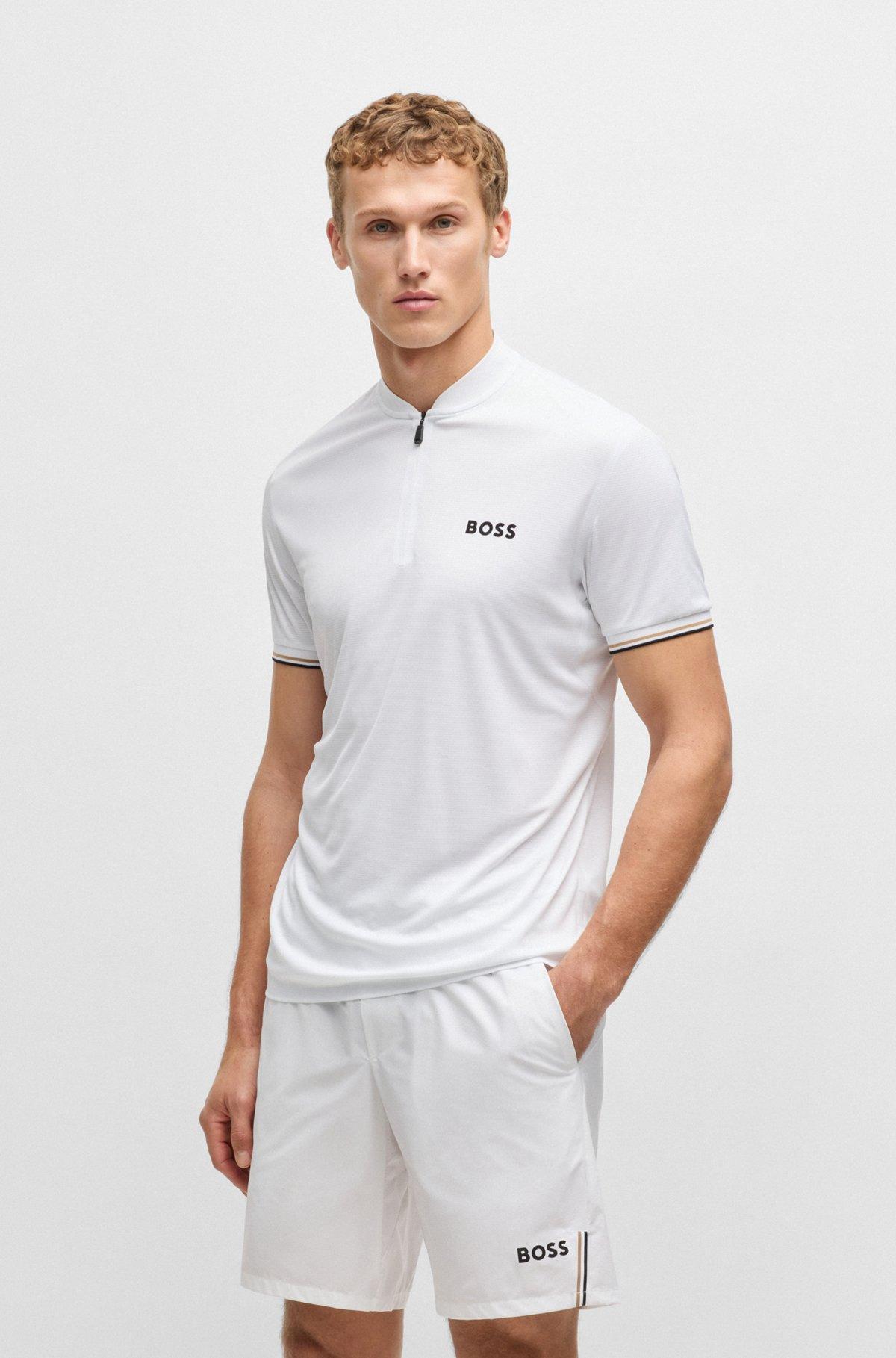 Active slim-fit polo shirt Product Image