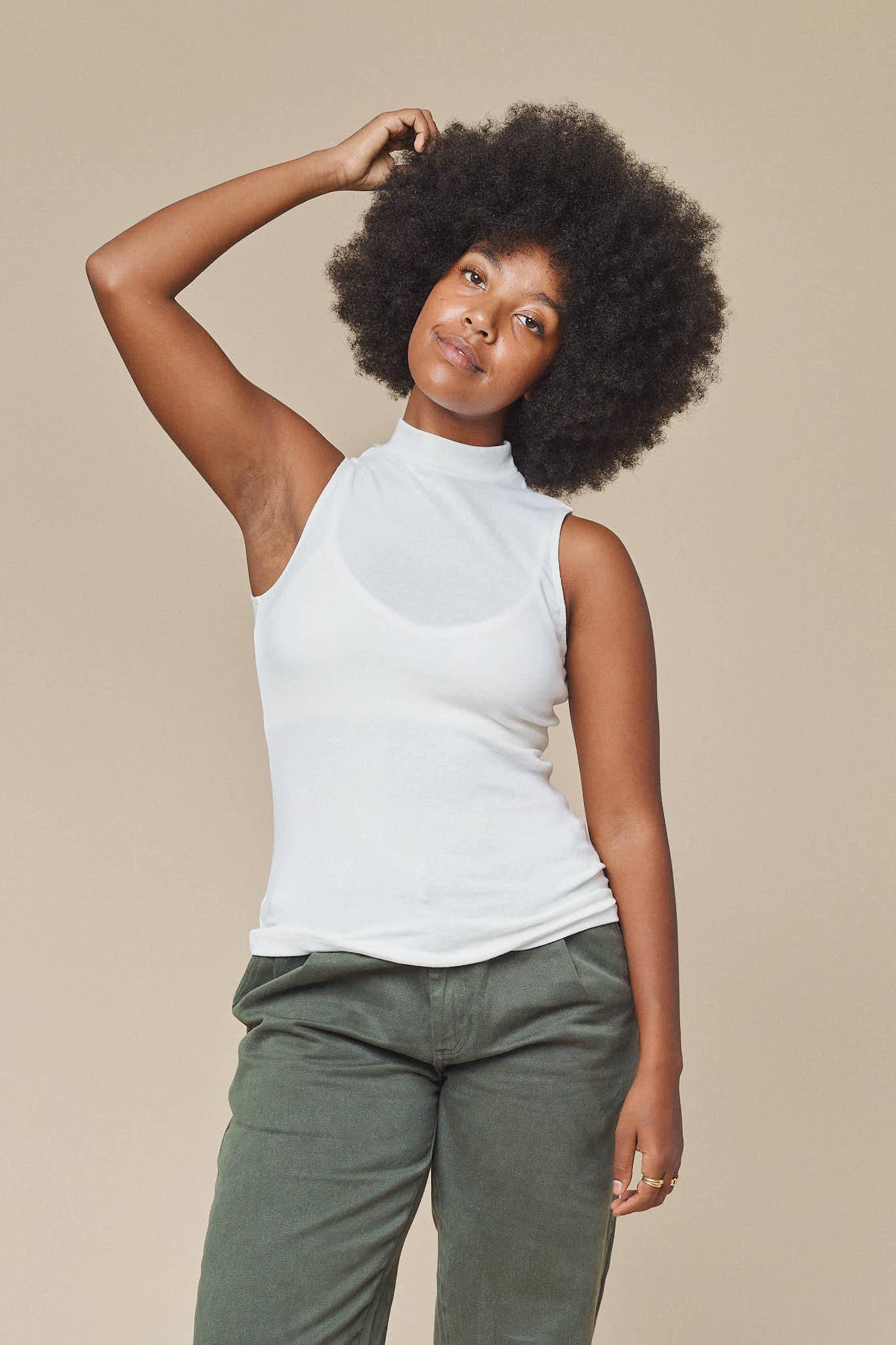 Mariposa Mock Neck Tank Female Product Image