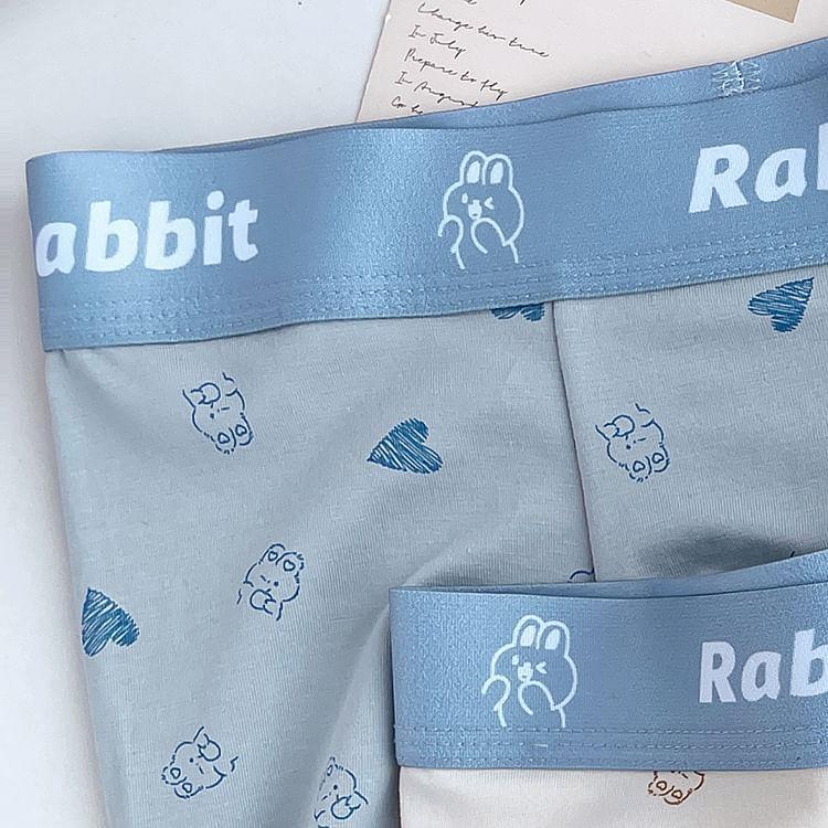 Cartoon Print Boxer Briefs / Set Product Image