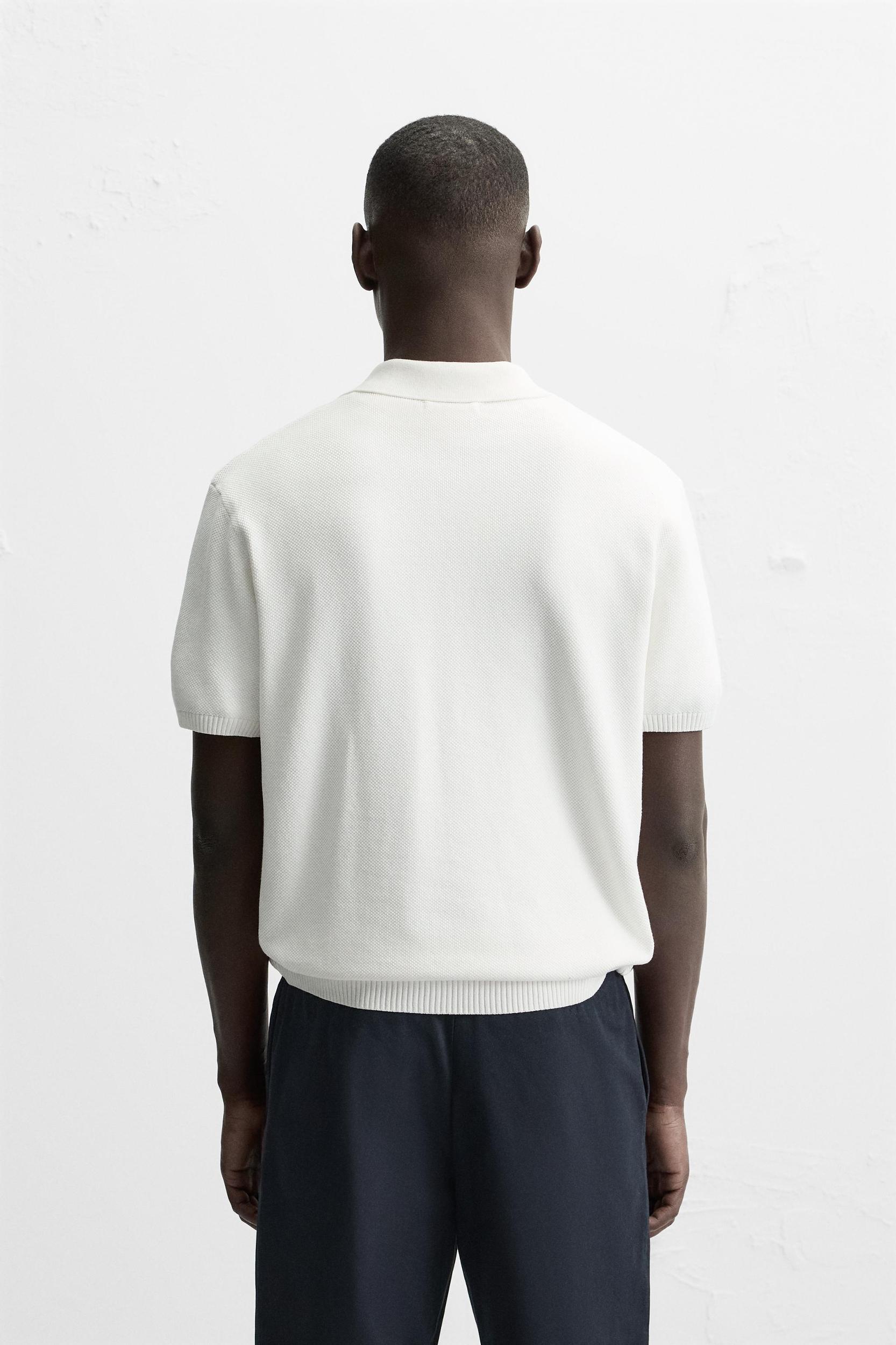 TEXTURED KNIT POLO Product Image