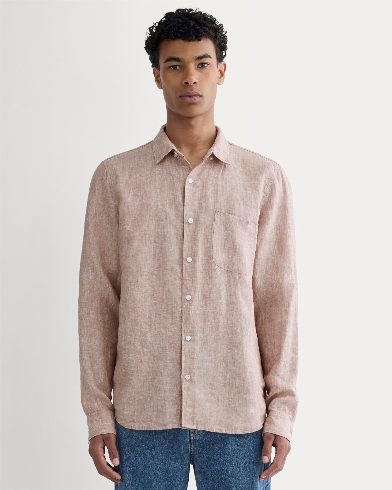 Mens Classic Shirt in Linen by Everlane Product Image