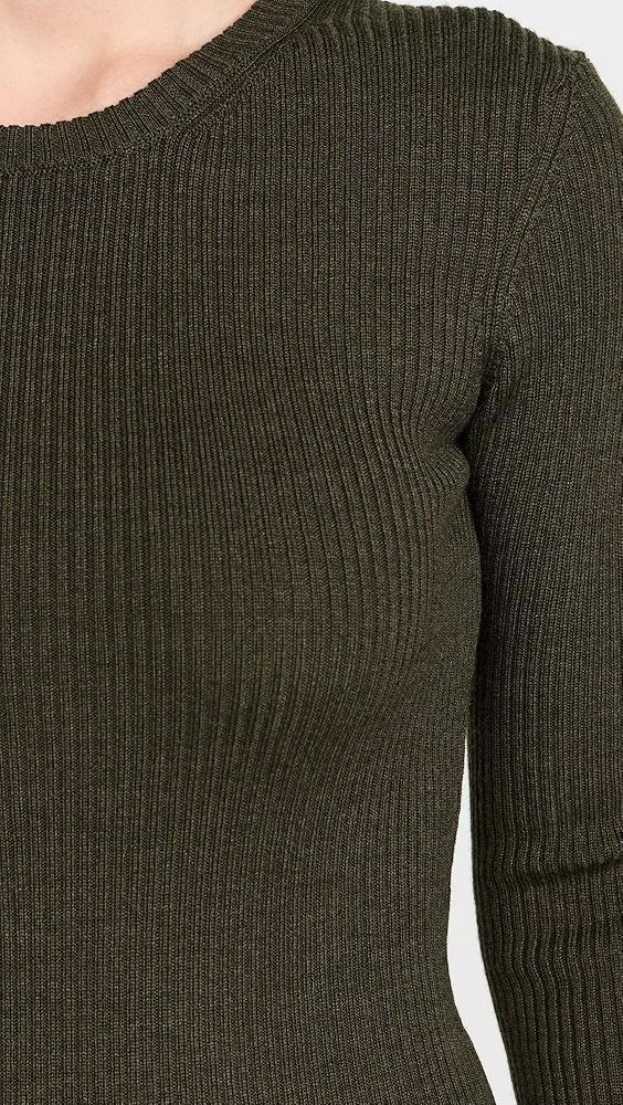 WARDROBE.NYC Ribbed Long Sleeve Dress Mini | Shopbop Product Image