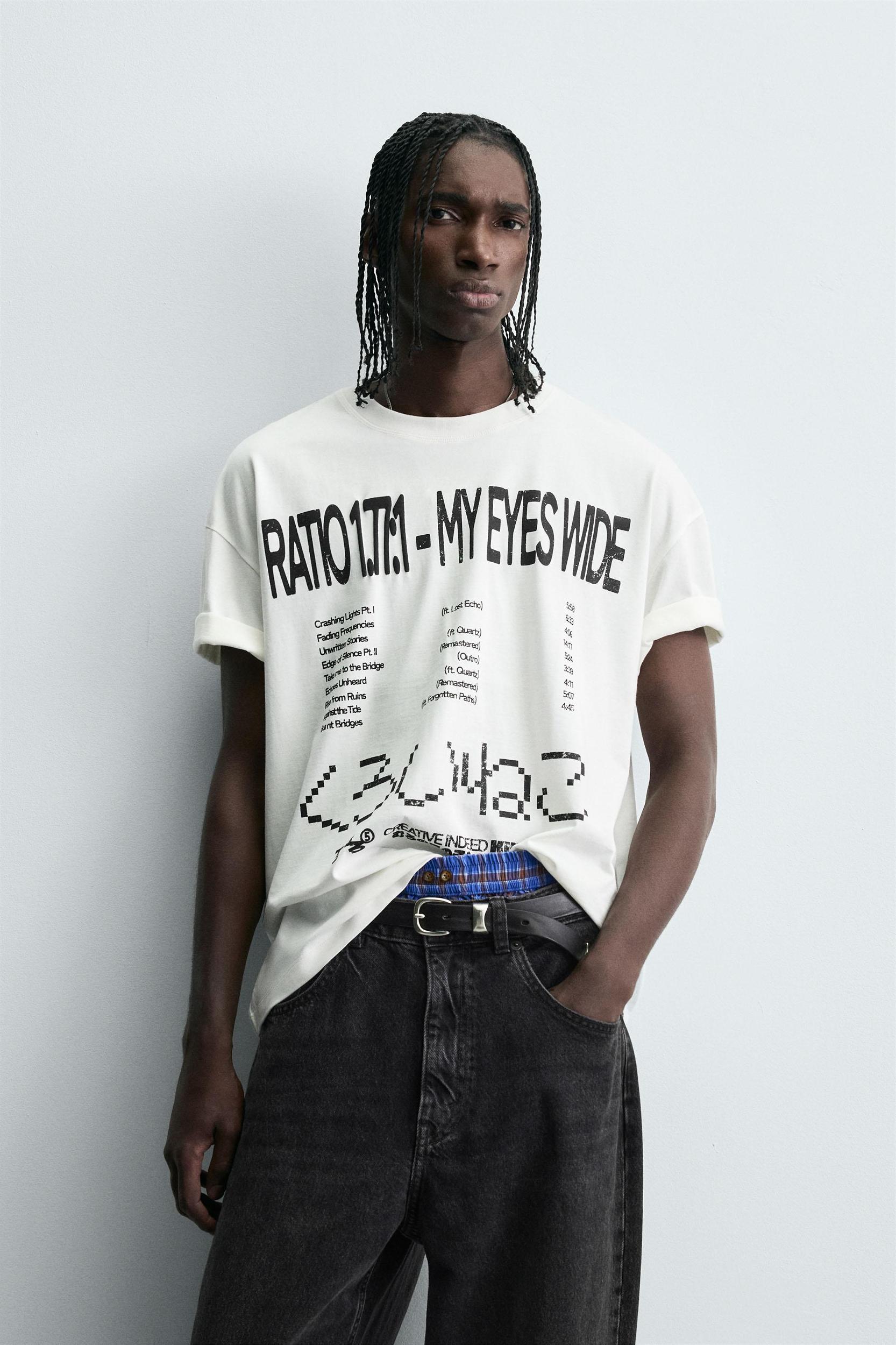 GRAPHIC TEXT T-SHIRT Product Image