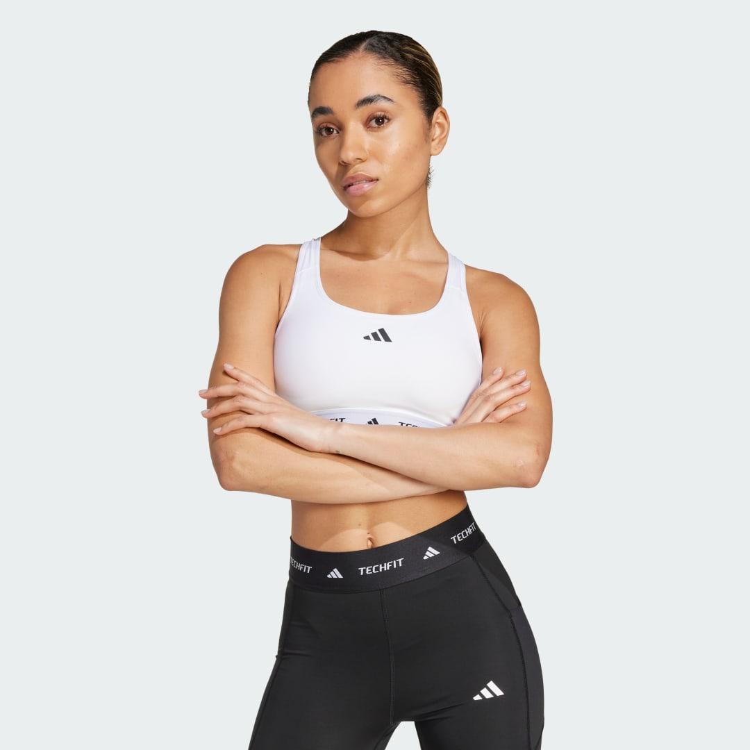 adidas Techfit Training Sports Bra, Womens Product Image