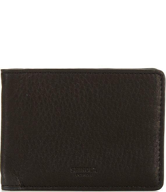 SHINOLA Slim Bifold Natural Grain Leather Wallet Product Image