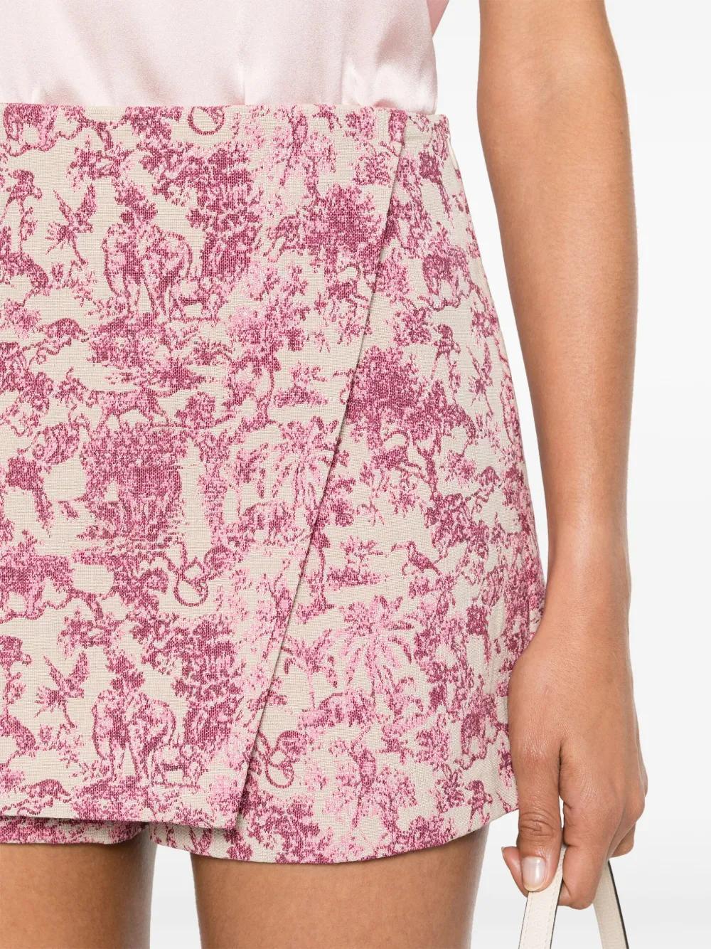 floral-print layered skort Product Image