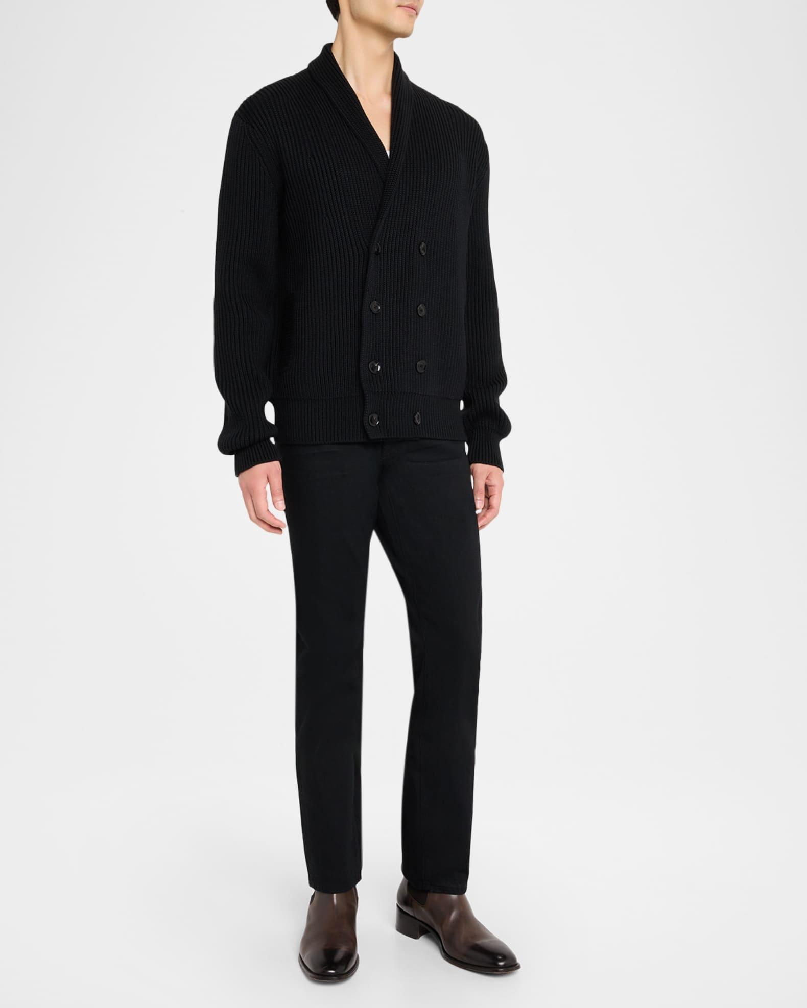 Men's Double-Breasted Shawl Cardigan  Product Image