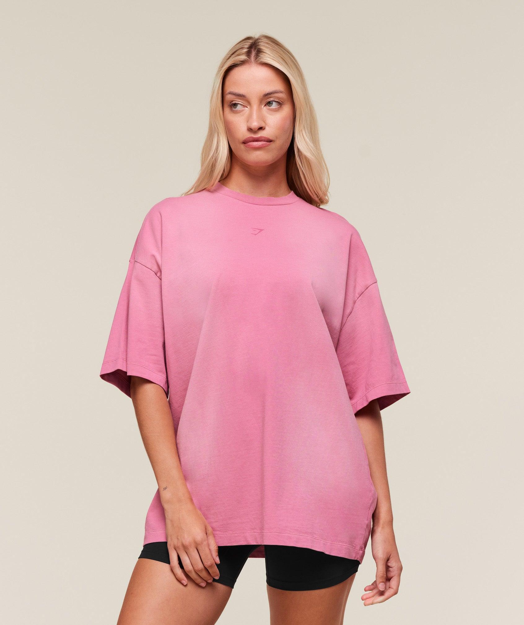 Summer Tie-Dye Graphic Oversized T-Shirt Product Image