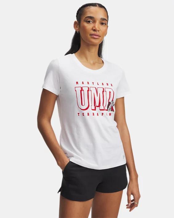 UA Performance Cotton Collegiate Womens T-Shirt Product Image