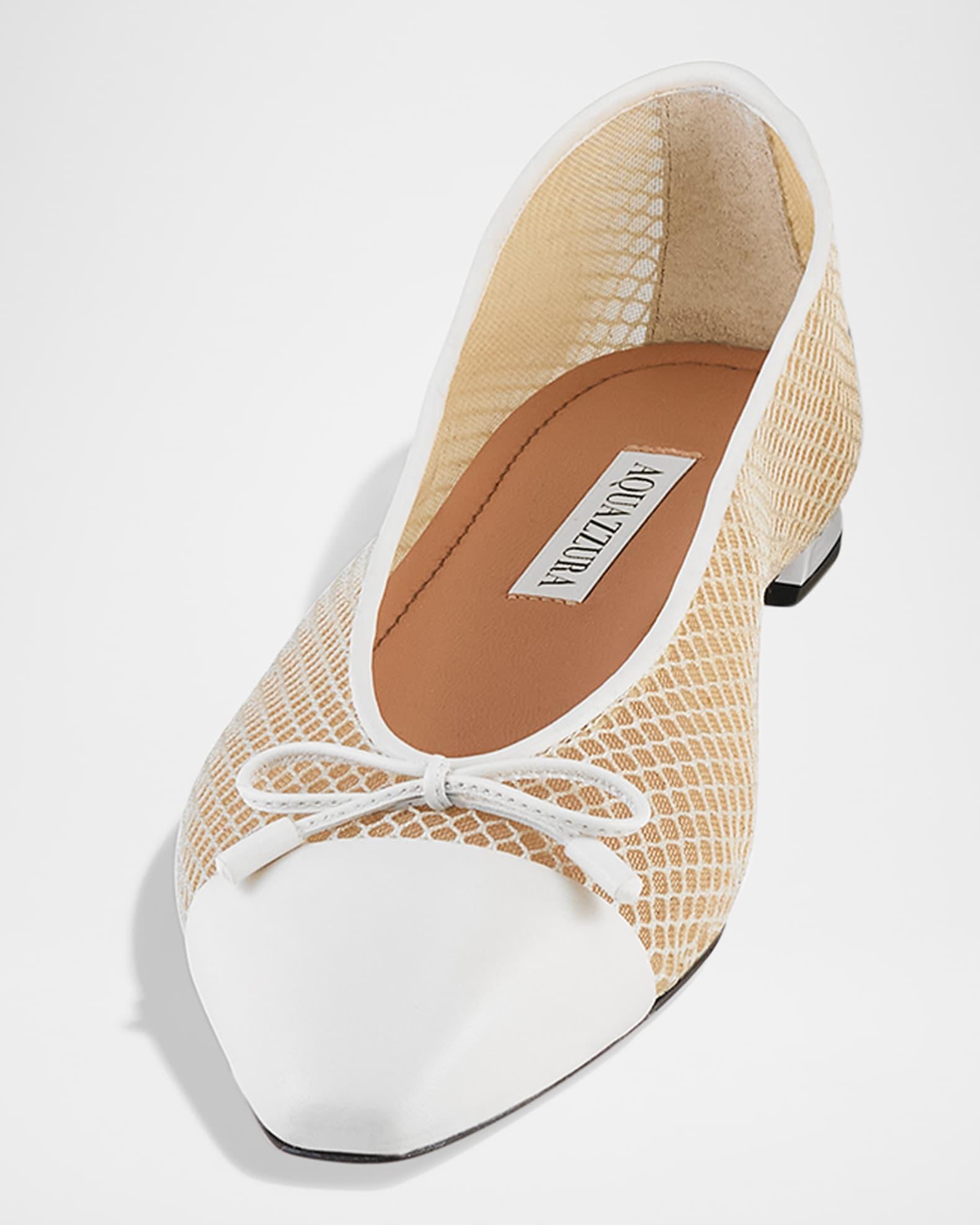 Gioia Mesh Net Cap-Toe Ballerina Flats Product Image