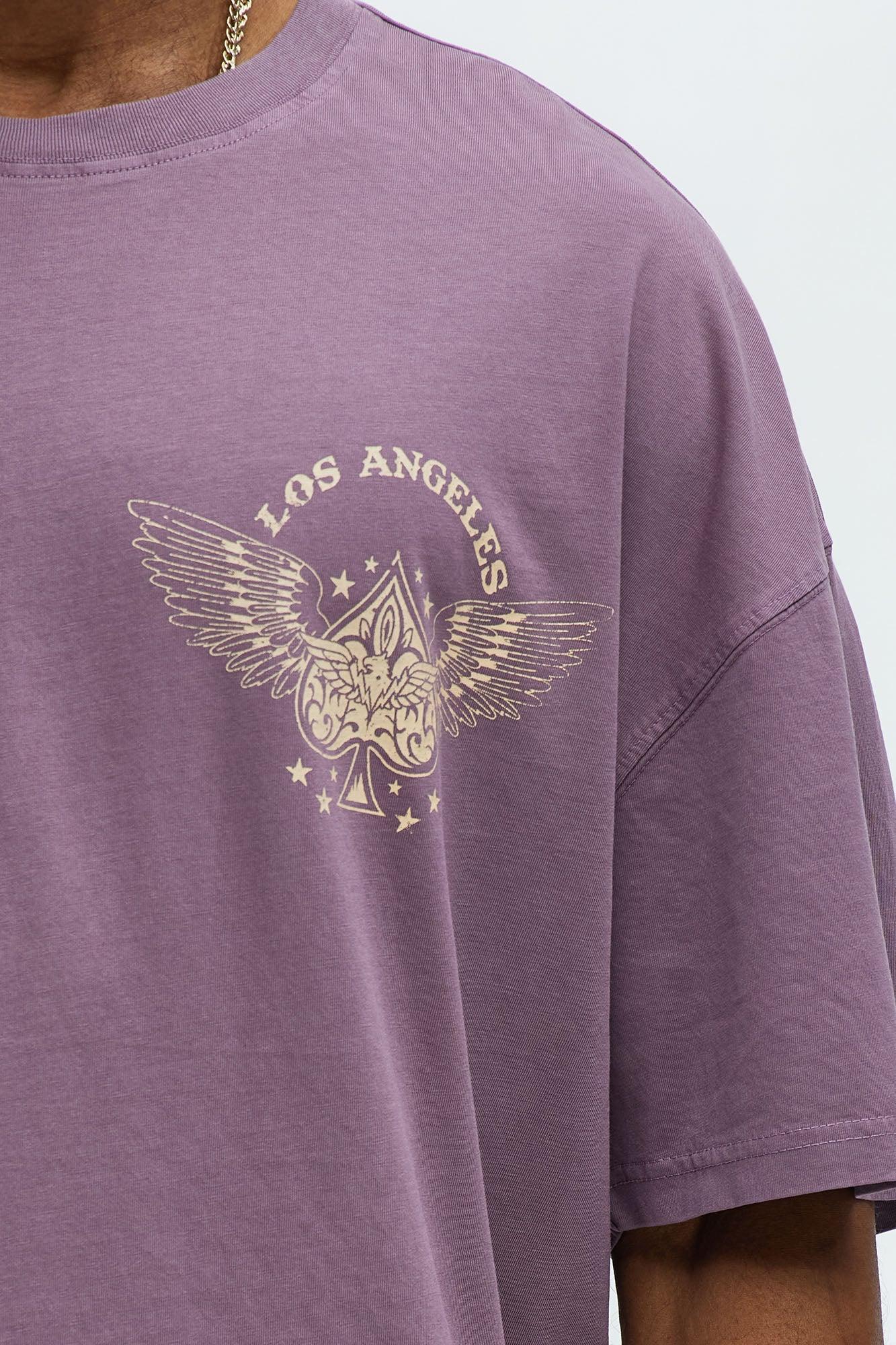 West Coast Race Team Oversized Short Sleeve Tee - Purple Product Image