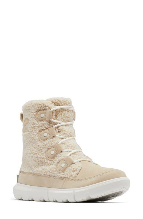 SOREL Explorer Next Joan Cozy (Bleached Ceramic/Sea Salt) Women's Boots Product Image