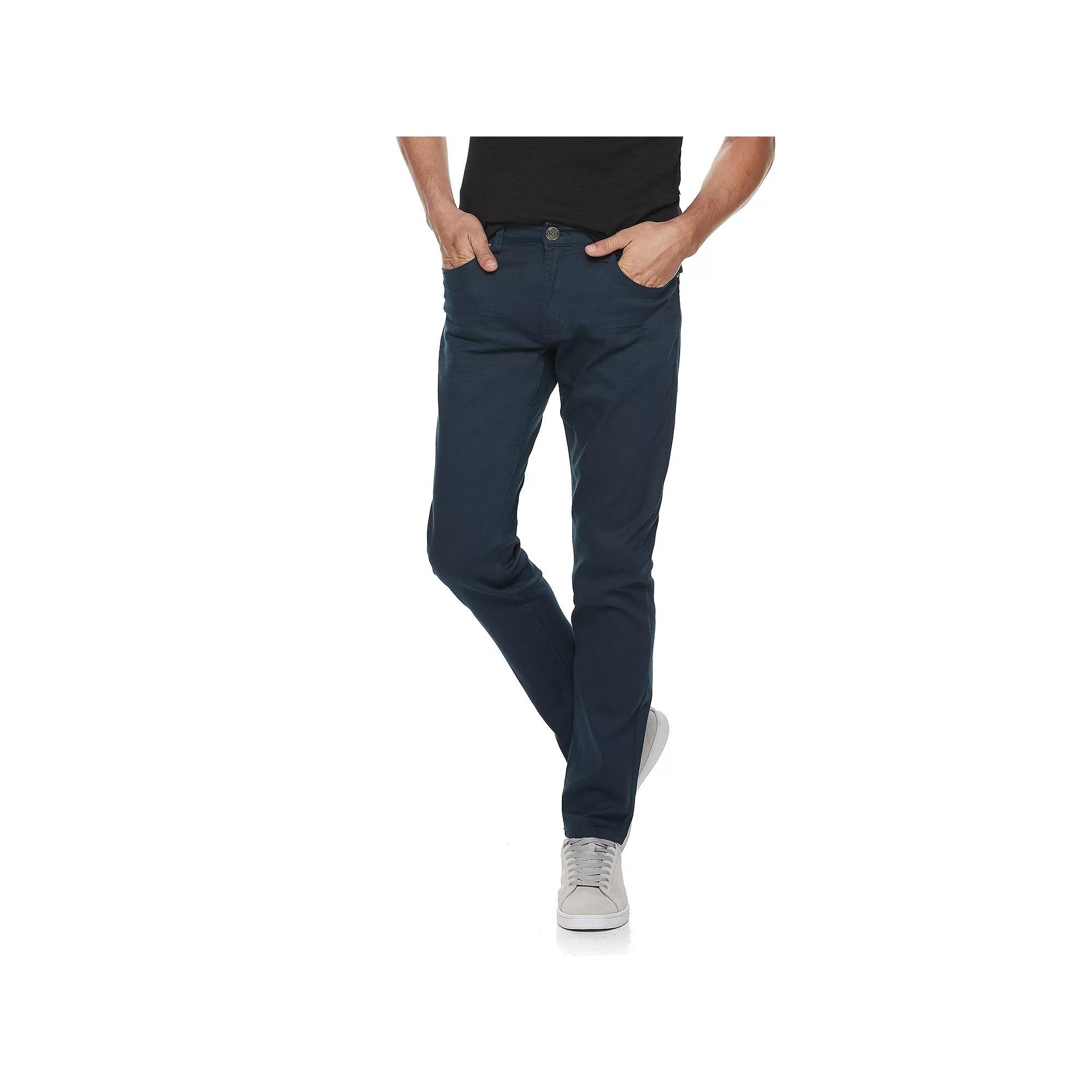 Men's XRAY Slim-Fit Stretch Denim Pants, Size: 38 X 32, Brick Product Image