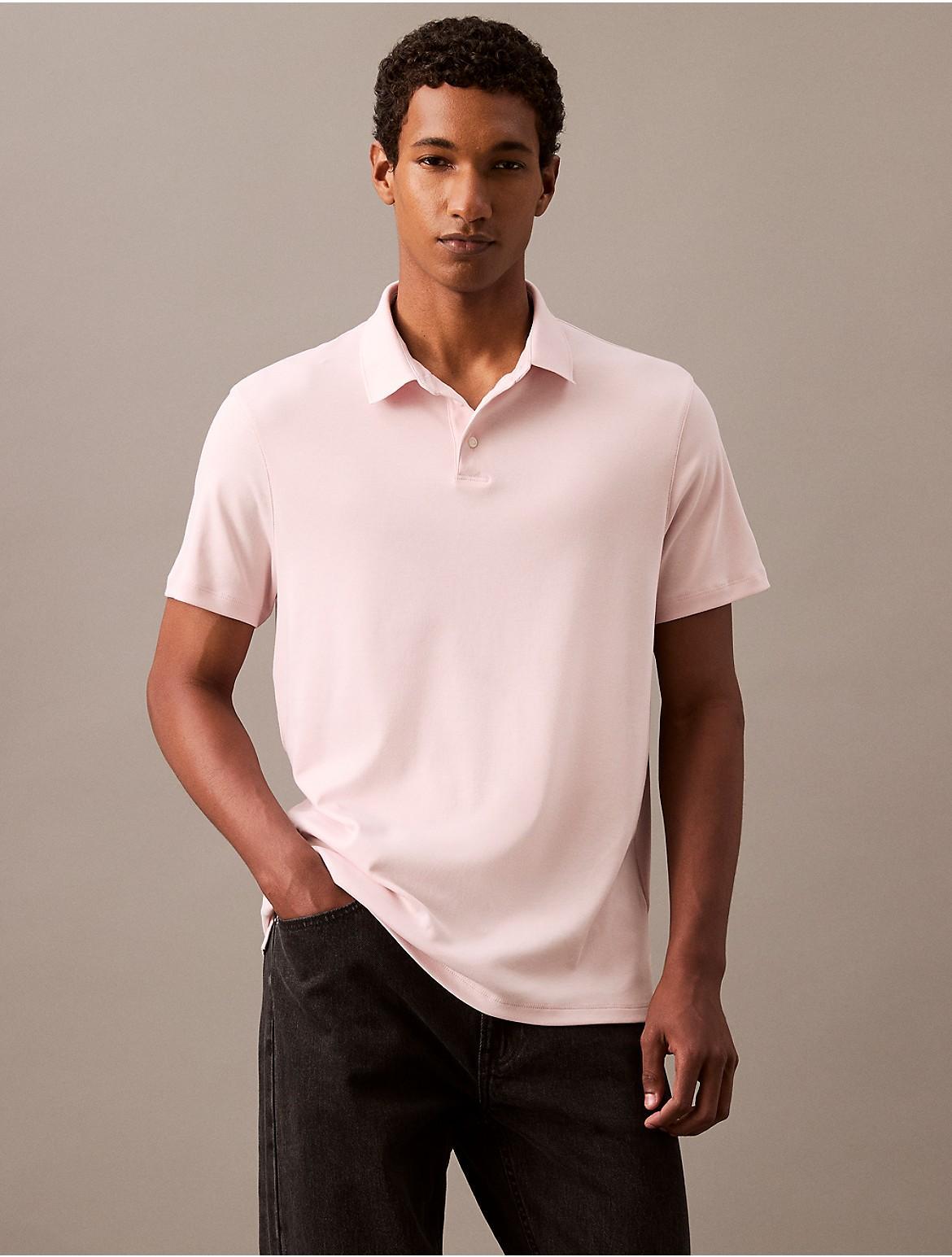 Calvin Klein Men's Supima Cotton Polo Shirt - Blue - XS Product Image