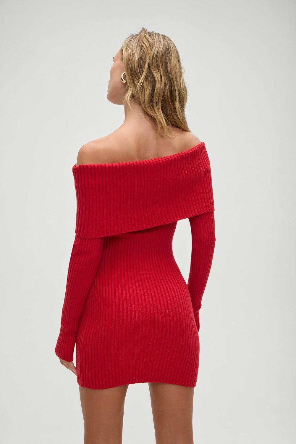 Midnight Knit Dress - Heartstrings Product Image