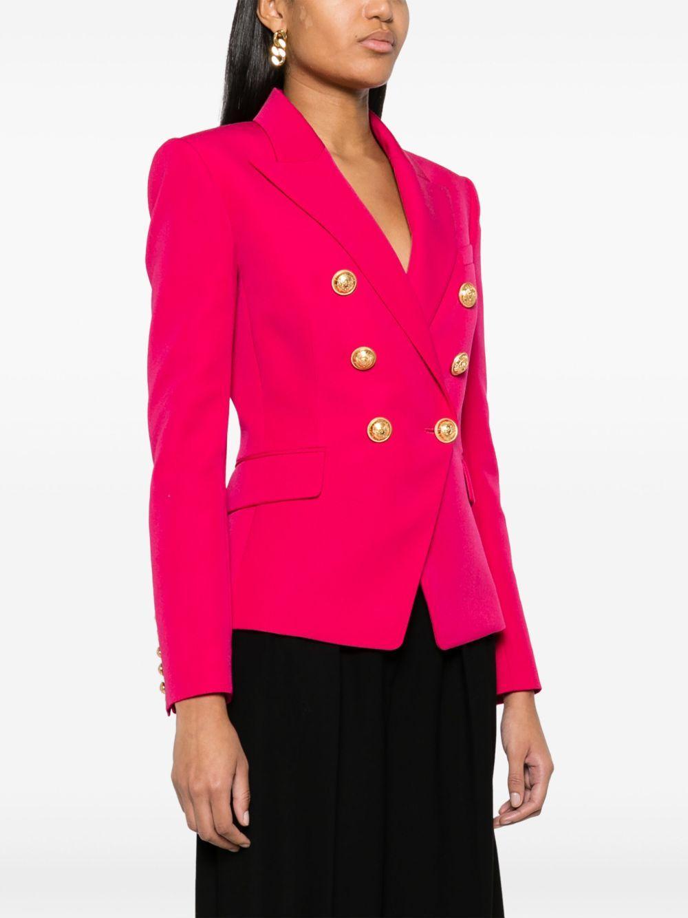 double-breasted wool blazer Product Image