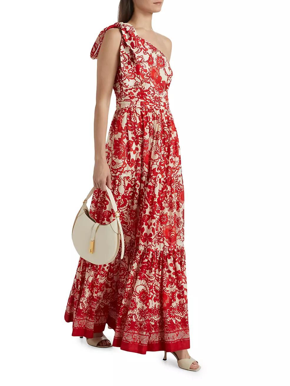 Mattera Floral Cotton Maxi Dress Product Image