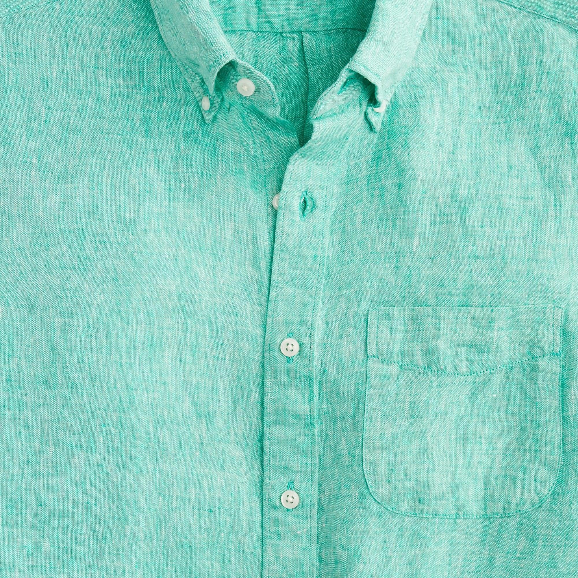 Short-sleeve Baird McNutt Irish linen shirt Product Image