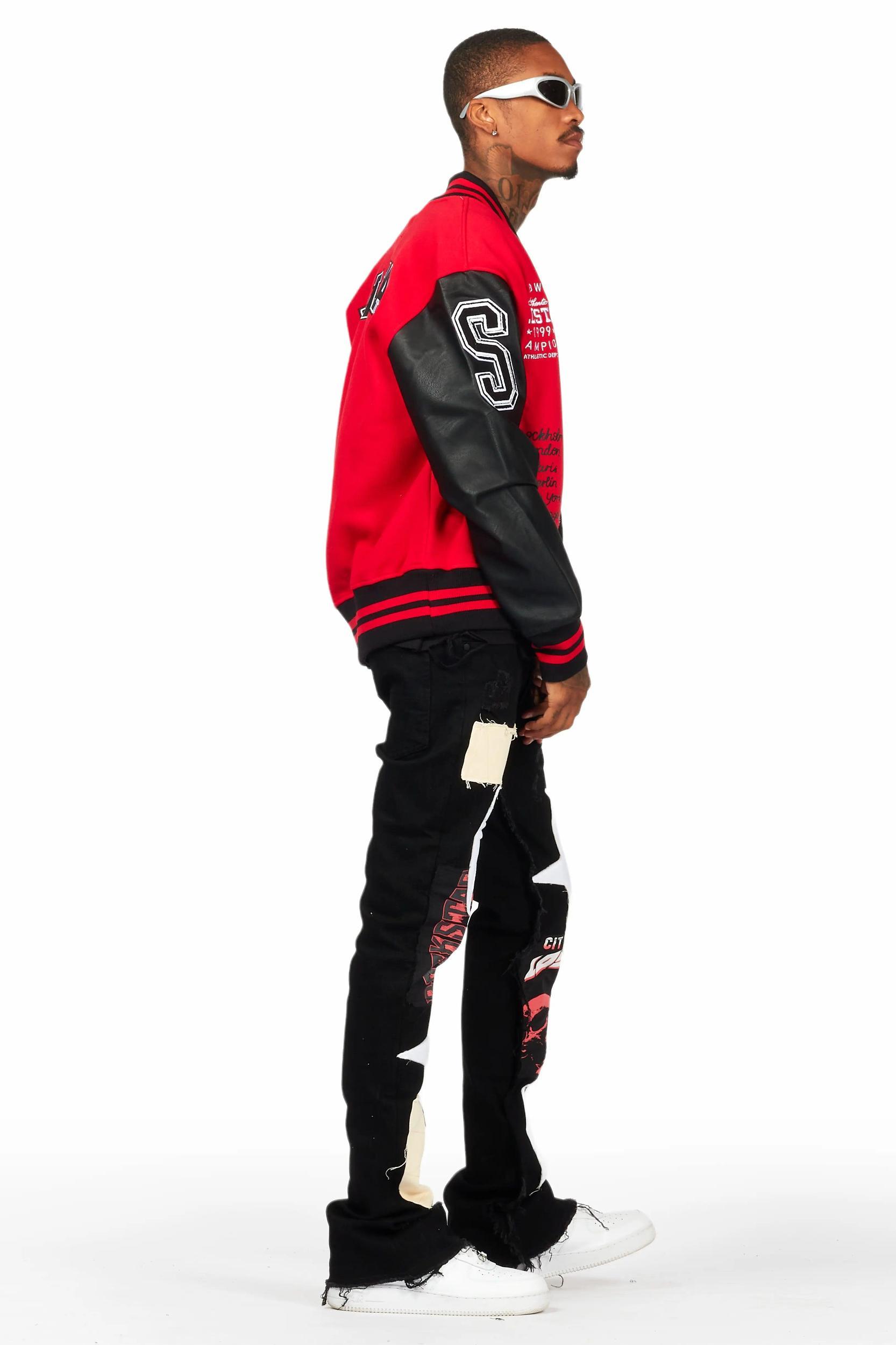 Grill Black Graphic Oversized T-Shirt Male Product Image